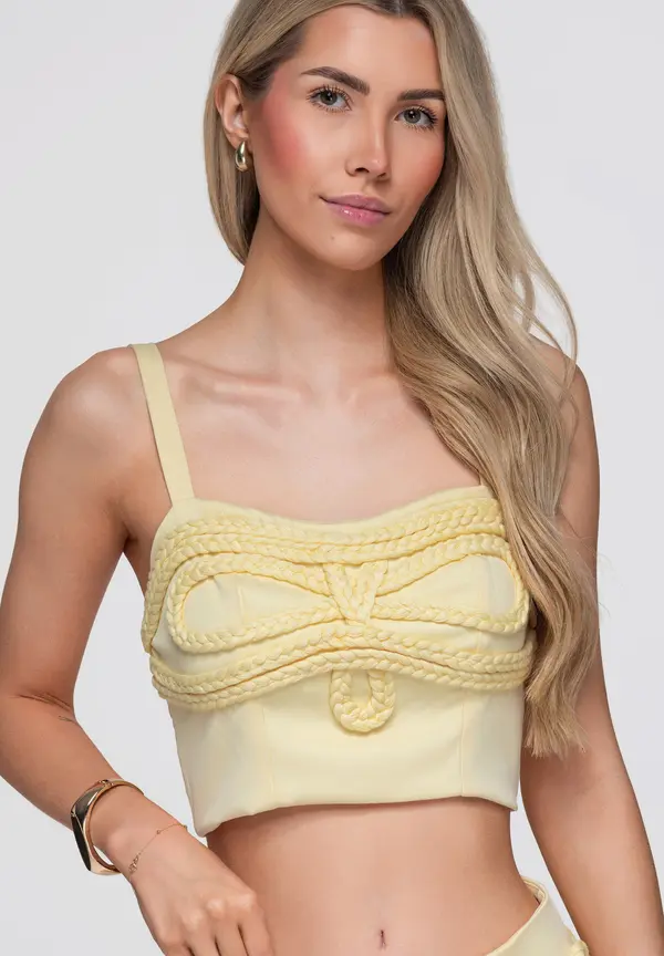 Ombre Ženski kratki ombre top