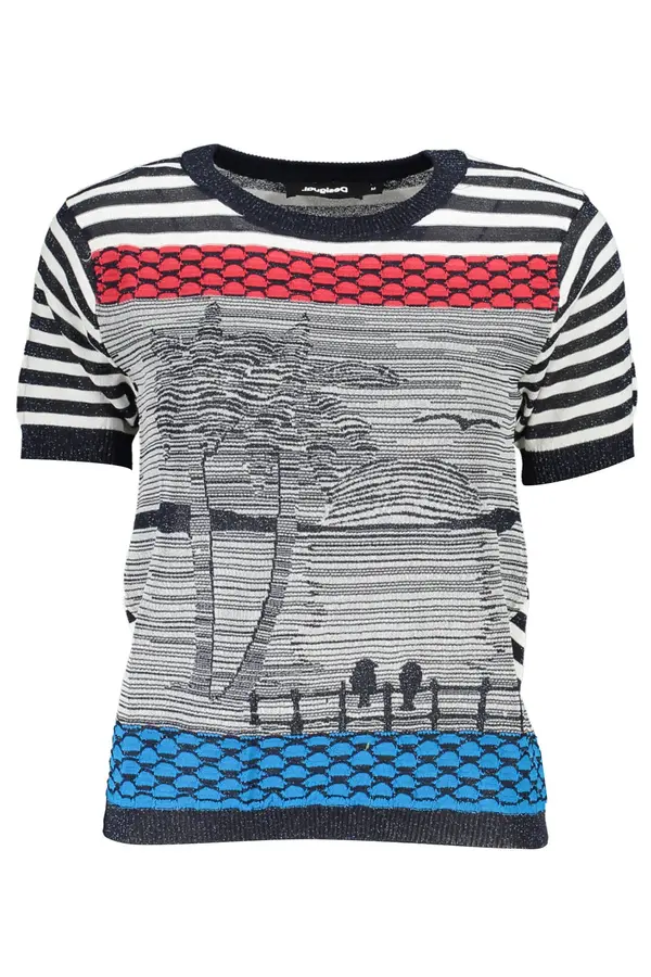 DESIGUAL Ženski moder pulover Desigual