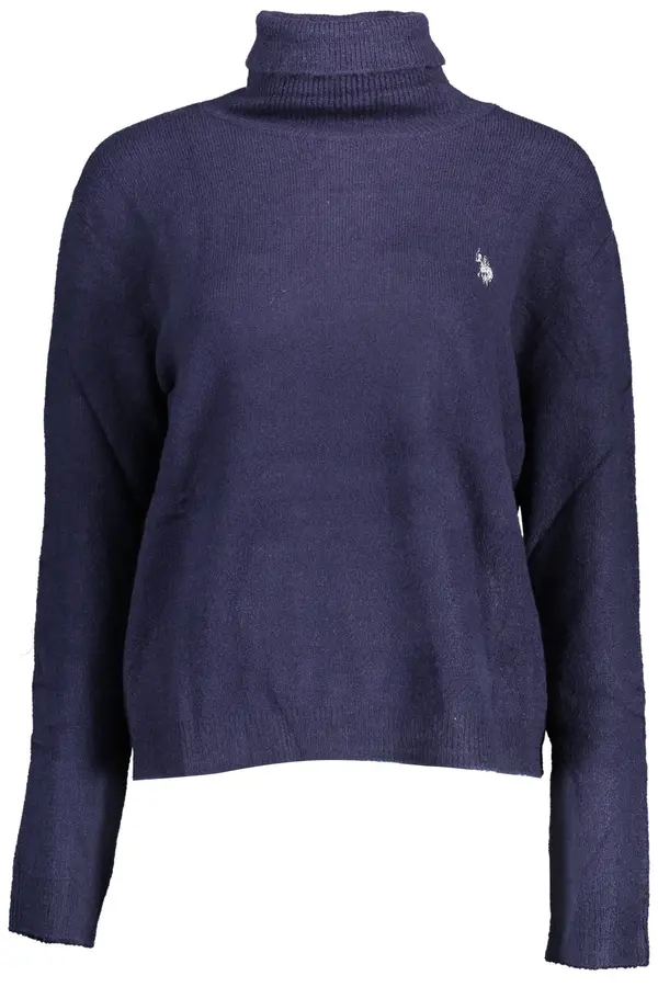 U.S. Polo Assn. Ženski moder pulover z ovratnikom