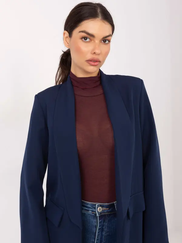 Italy Moda Ženski modri suknjič