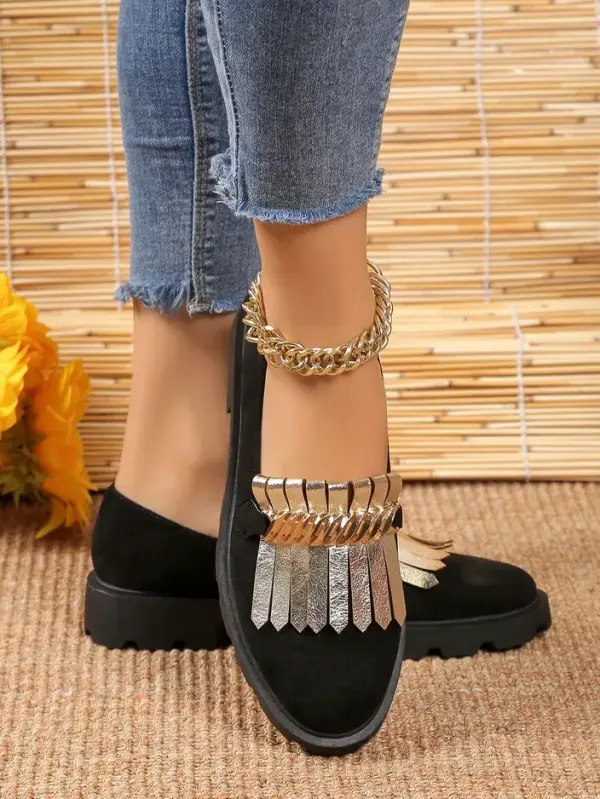 Resti Ženski mokasini iz eko semiša Resti