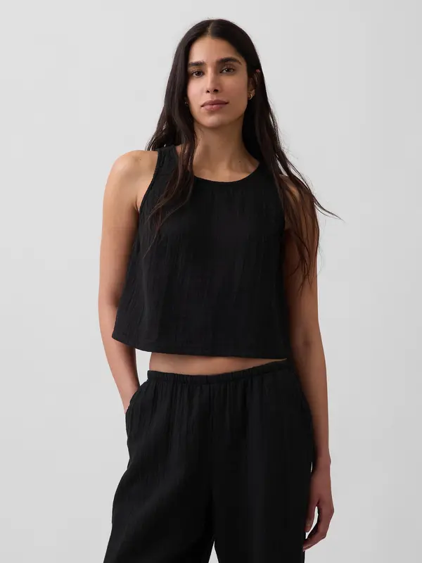 GAP Ženski muslin top GAP