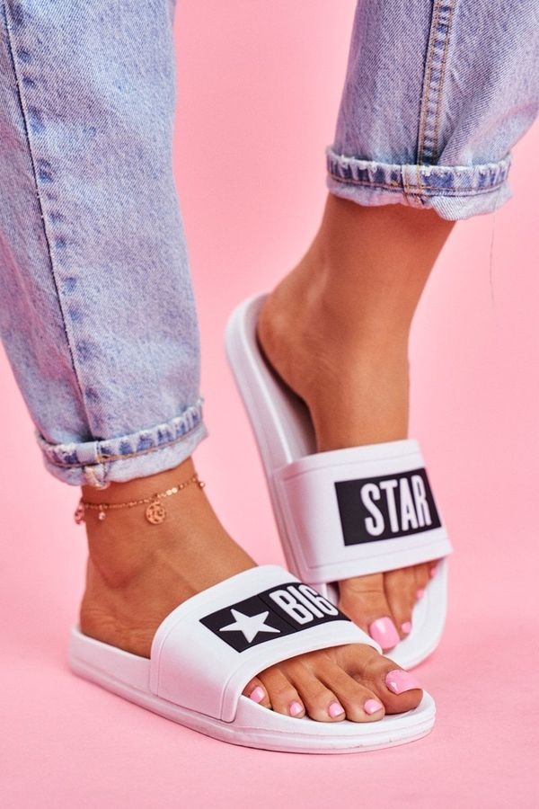 BIG STAR SHOES Ženski natikači Big Star Contrast logo