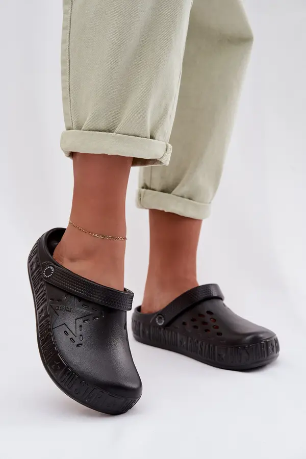 BIG STAR SHOES Ženski penasti copati BIG STAR s paščkom