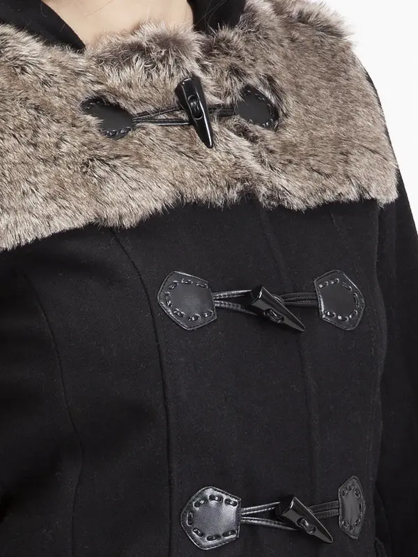 PERSO Ženski plašč PERSO Furry