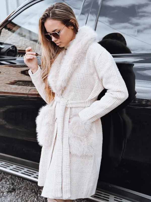 DStreet Ženski plašč s krznom Dstreet TY5242