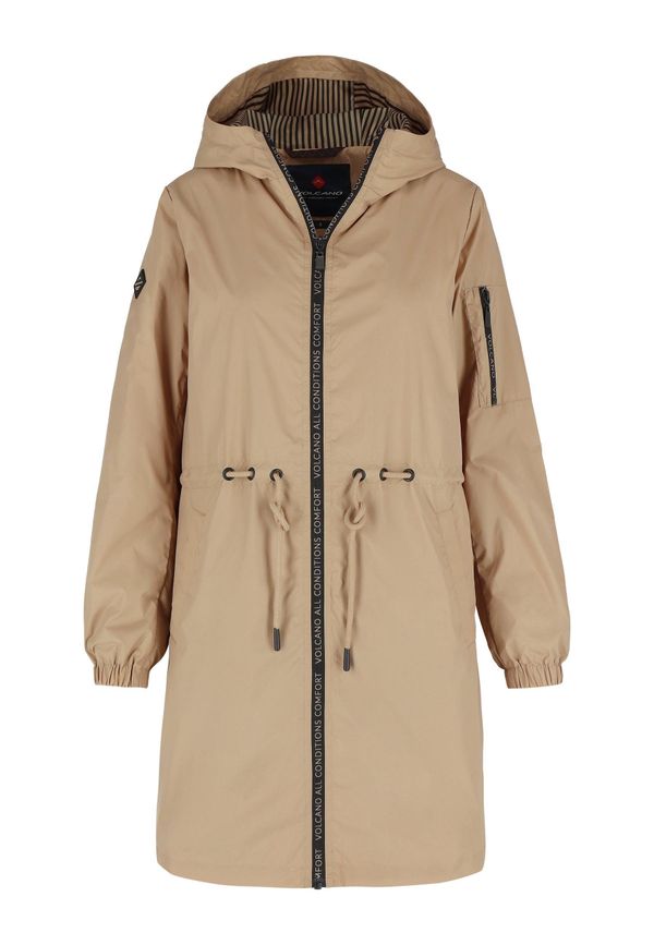 Volcano Ženski plašč Volcano Volcano_Coat_J-Pepe_L22239-S23_Beige