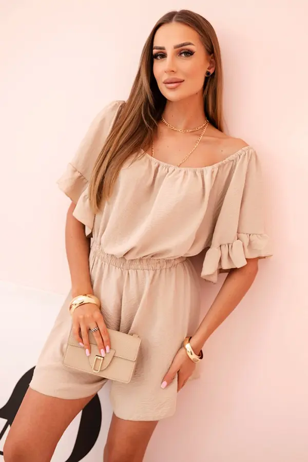 Kesi Ženski poletni kombinezon z odkritimi rameni