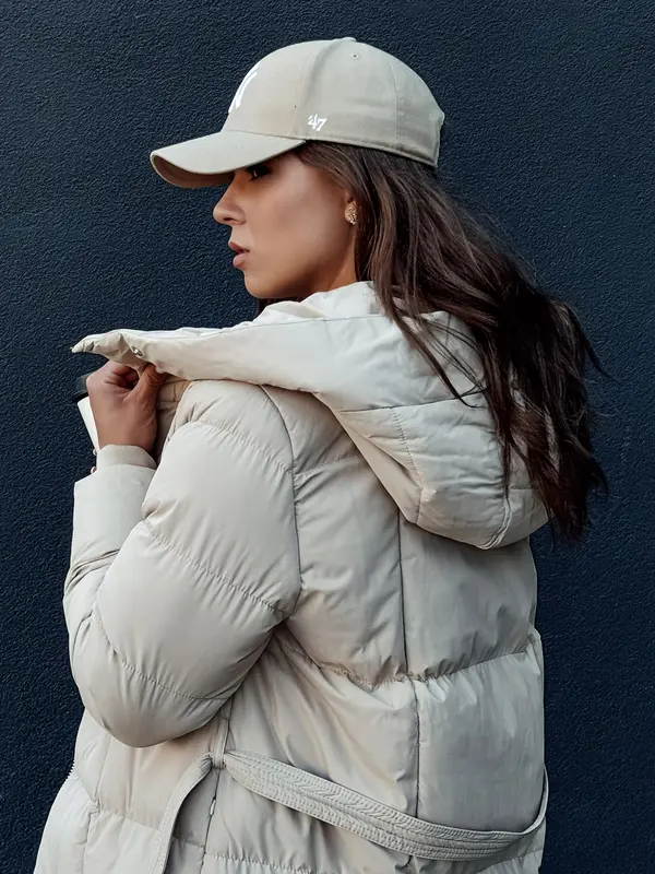 DStreet Ženski prešit plašč CLOUTIQUE, bež