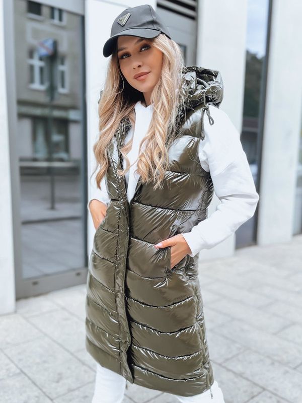 DStreet Ženski prešiti telovnik GANTINI zelena ulica