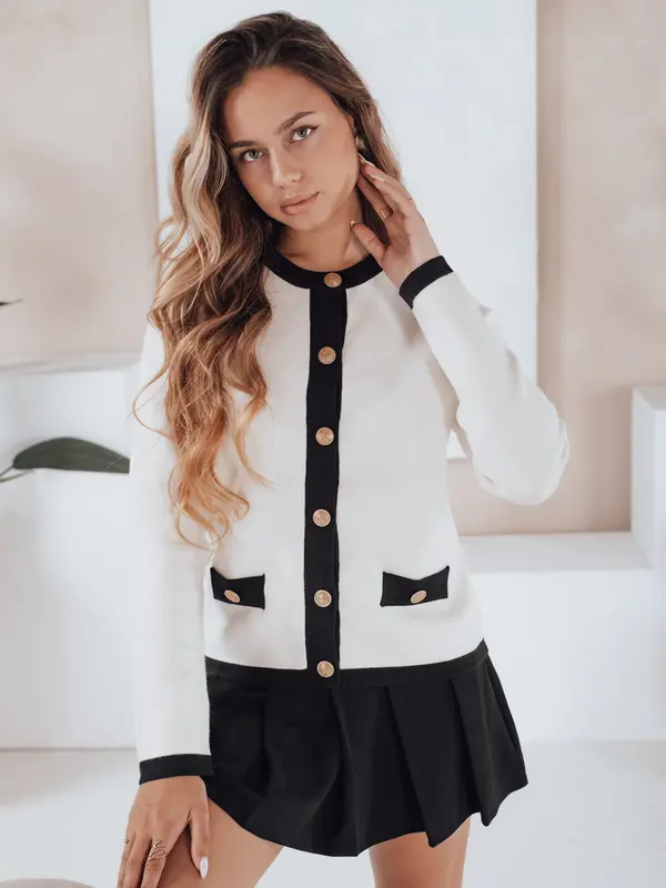 DStreet Ženski pulover CHICLINE ecru