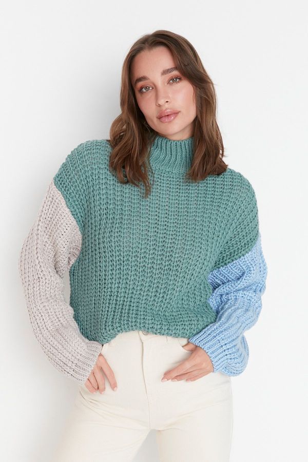Trendyol Ženski pulover Trendyol Color Block