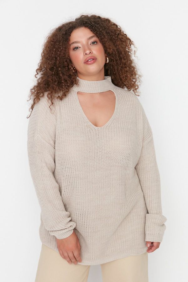 Trendyol Ženski pulover Trendyol Plus size