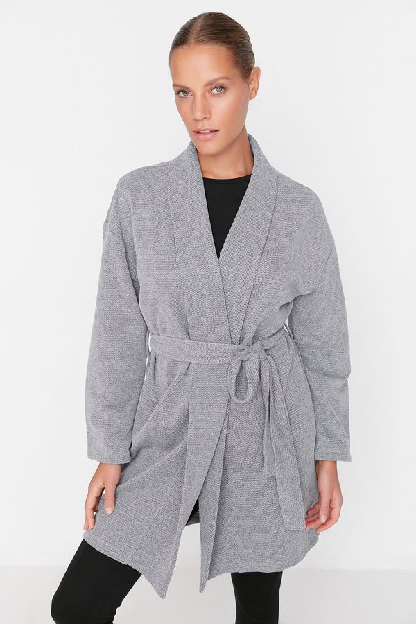 Trendyol Ženski pulover Trendyol THMAW23SB00002/GRAY