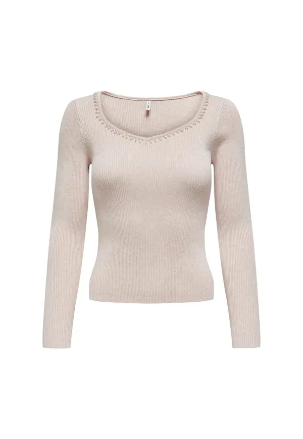 Only Ženski pulover z izrezom