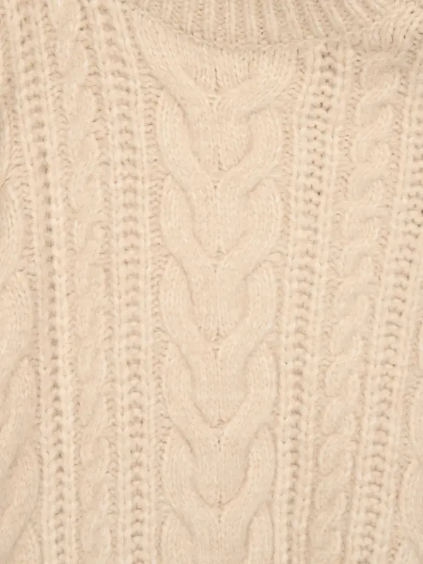 Orsay Ženski pulover z ovratnikom bež barve ORSAY