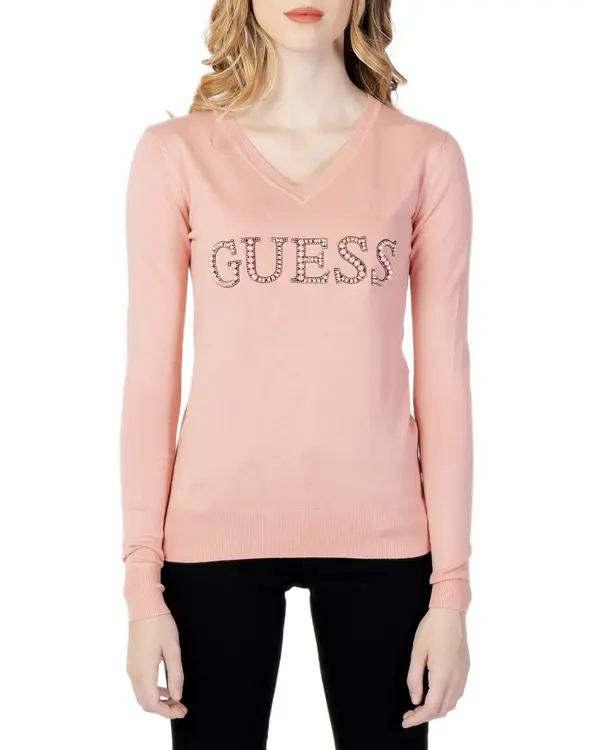 Guess Ženski pulover z V-izrezom Guess