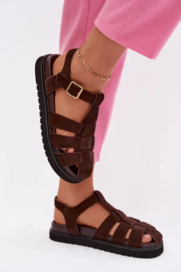 Boto Ženski rimski sandali s platformo