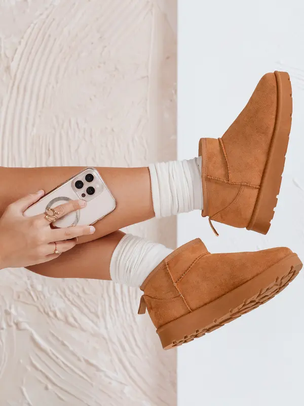 DStreet Ženski rjavi snežni škornji