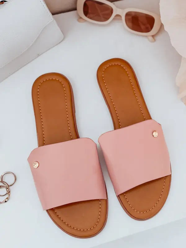 DStreet Ženski roza copati CHICBASE