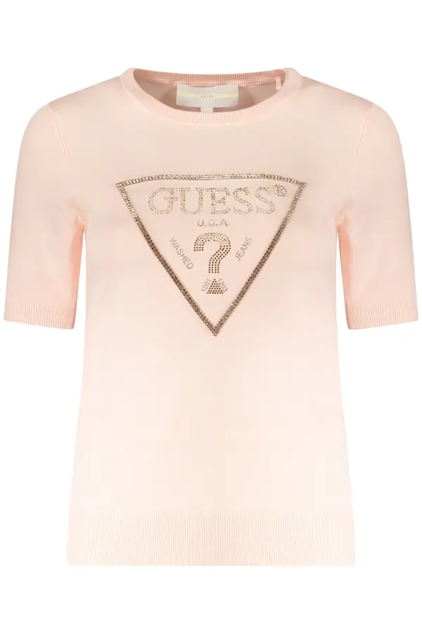 GUESS JEANS Ženski roza pulover GUESS JEANS