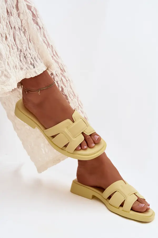 Boto Ženski rumeni copati Lorania