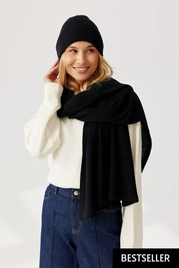 Ander Ženski šal Ander PENELOPE iz merino volne