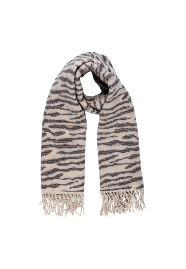 Pieces Ženski šal s potiskom tigra