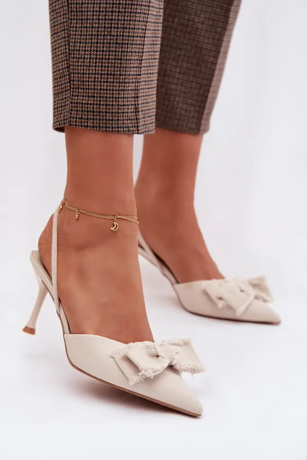 Boto Ženski sandali s peto in pentljo Hestia