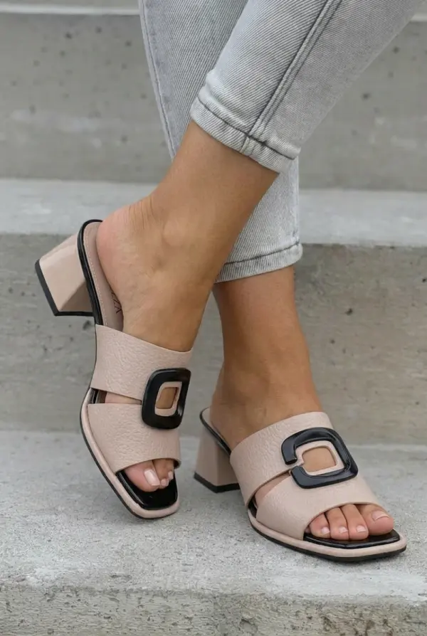 VINCEZA Ženski sandali s peto Vinceza