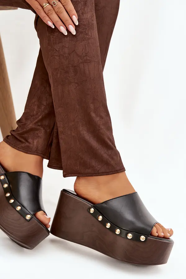 Boto Ženski sandali s platformo in čepki