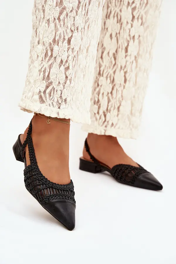 Boto Ženski sandali s pletenim vzorcem Nivorra