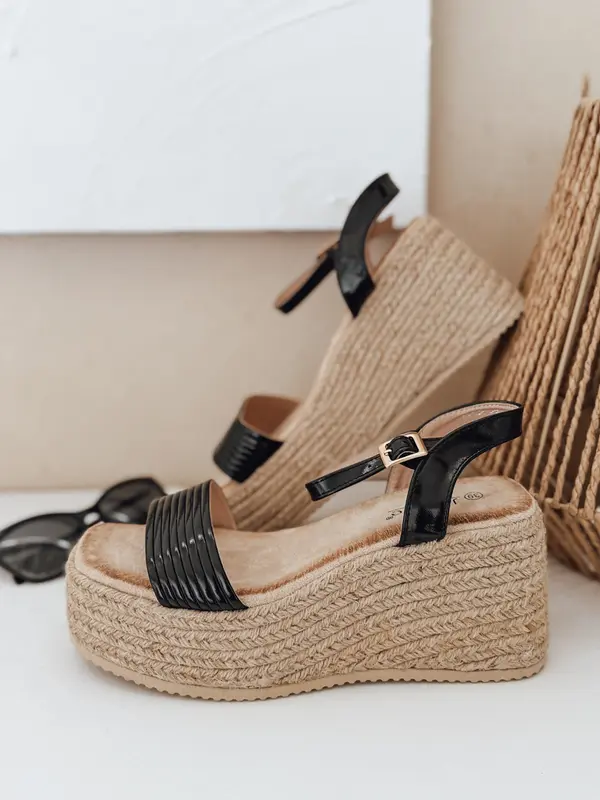 DStreet Ženski sandali TRENDJOY črni