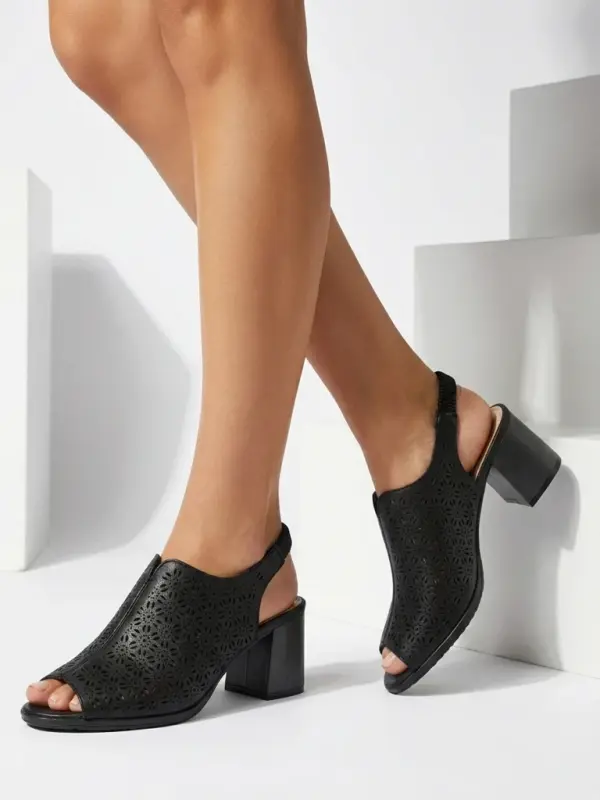 Resti Ženski sandali z debelo peto Effella