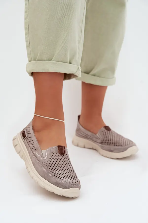 EVENTO Ženski semiš mokasini EVENTO