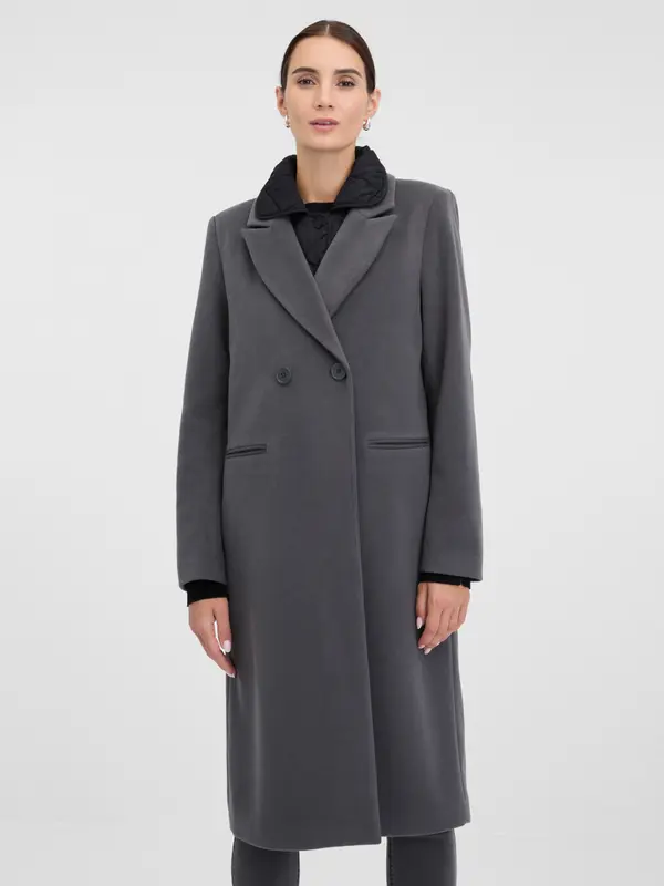 Orsay Ženski sivi plašč ORSAY