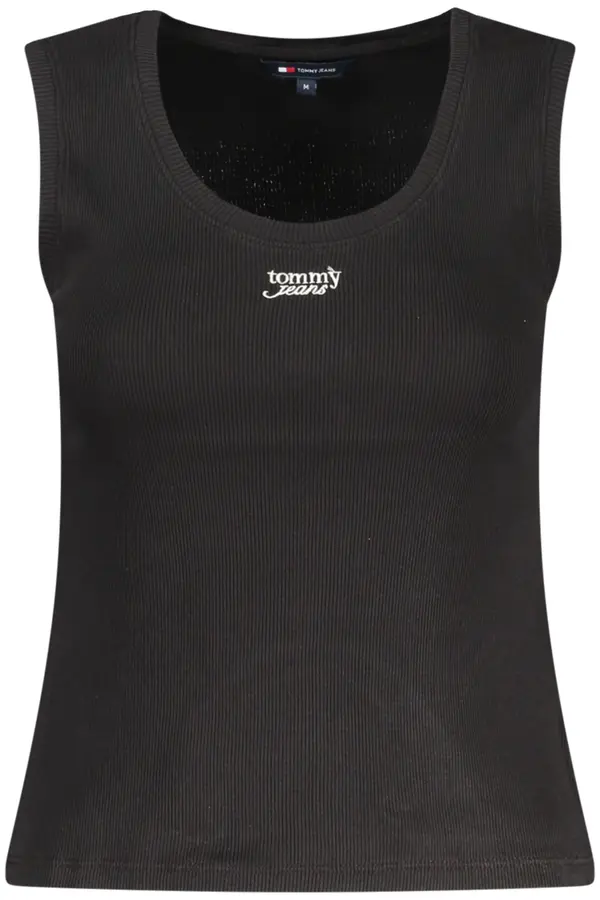 Tommy Hilfiger Ženski top brez rokavov Tommy Hilfiger črne barve
