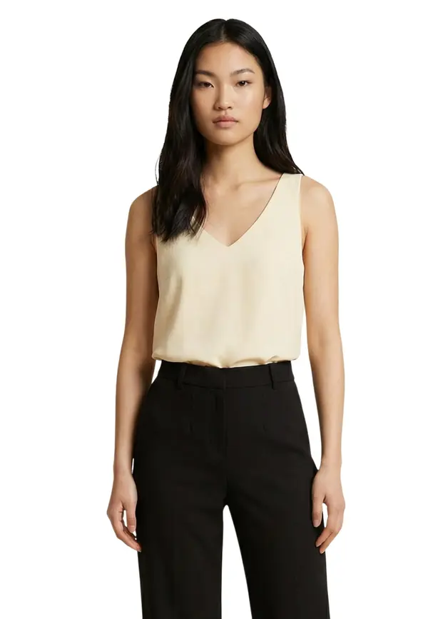 Artigli Ženski top brez rokavov z V-izrezom Artigli