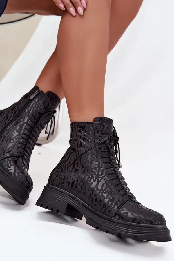 ARTIKER Ženski usnjeni delovni škornji Artiker