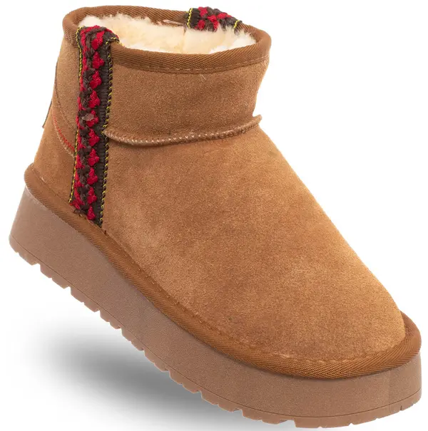 SOLO SOPRANI COUTURE Ženski usnjeni škornji do gležnjev Solo Soprani