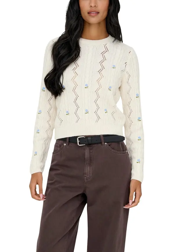 Only Ženski vzorčasti pulover Only