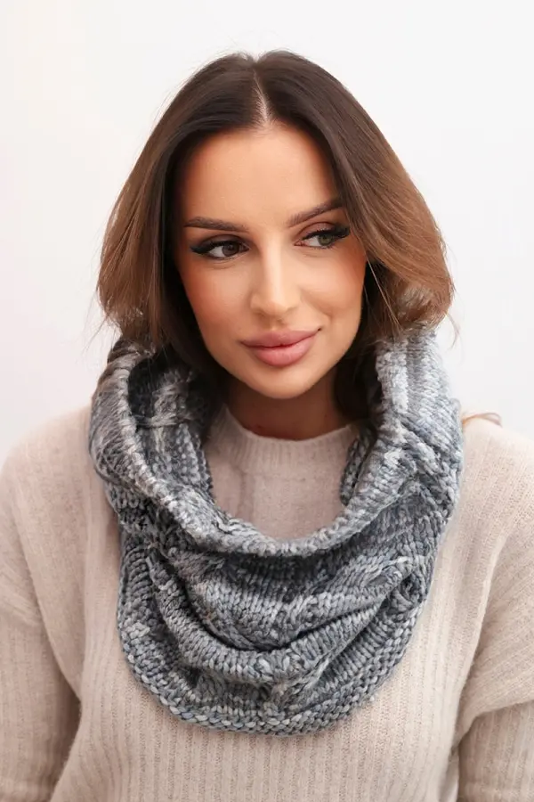 Kesi Ženski zimski šal iz mehke mešanice volne