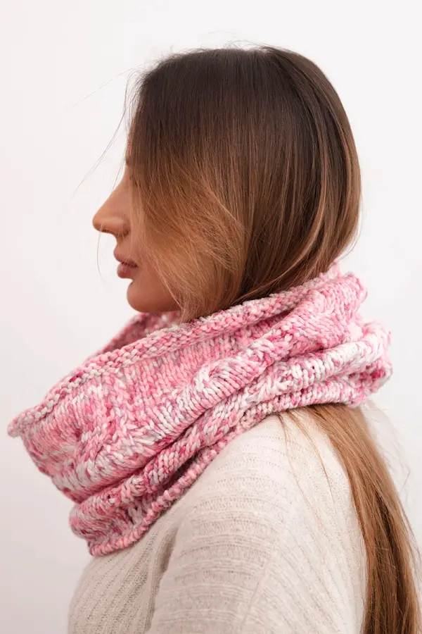 Kesi Ženski zimski šal iz mehke volne