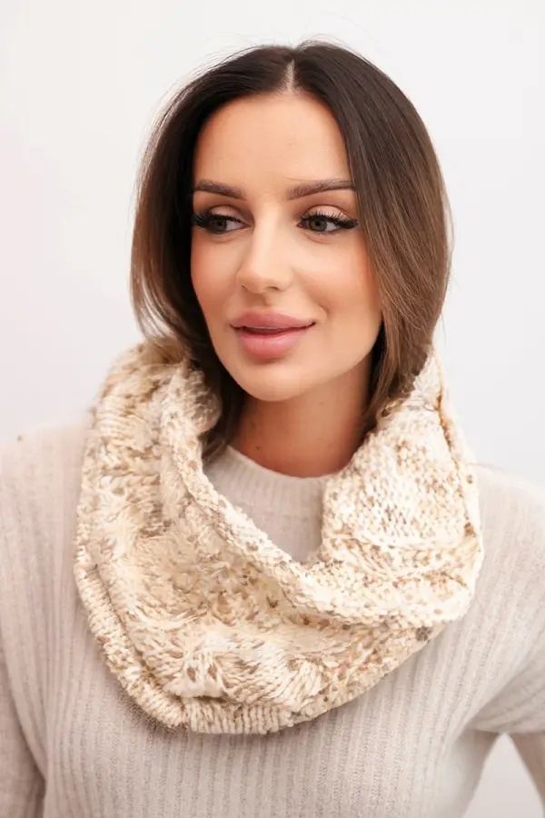 Kesi Ženski zimski šal Kesi KN25 bež