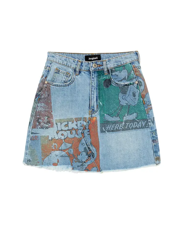 DESIGUAL Žensko jeans krilo znamke Desigual