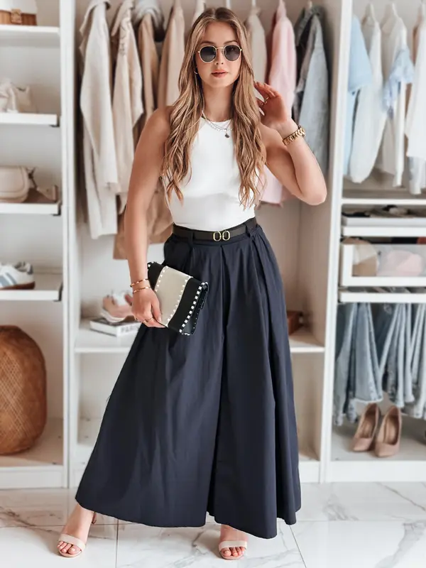 DStreet Žensko krilo-hlače FLOWES s pasom