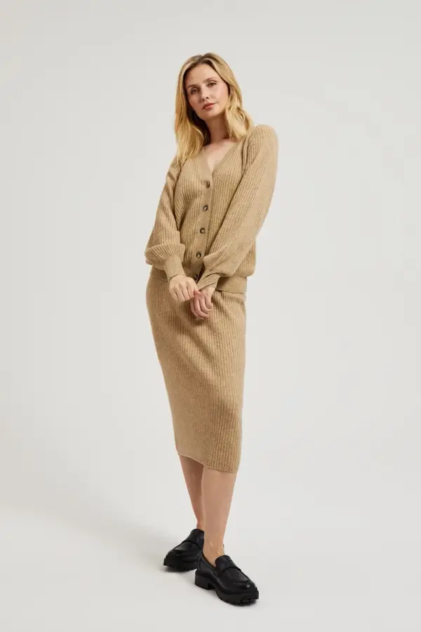 Marisse Žensko midi krilo Marisse bež