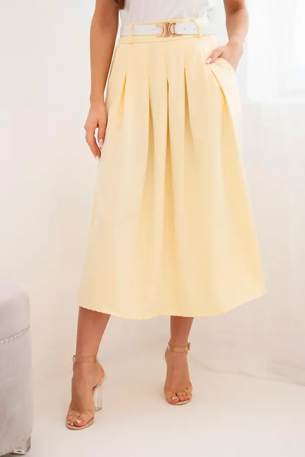 Kesi Włoski Žensko viskozno krilo s pasom Kesi Włoski