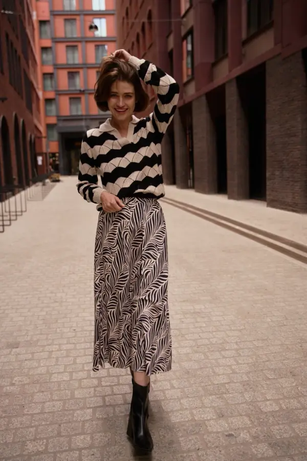 Marisse Žensko vzorčasto krilo Marisse