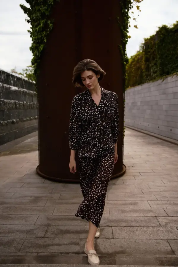 Marisse Žensko vzorčasto midi krilo